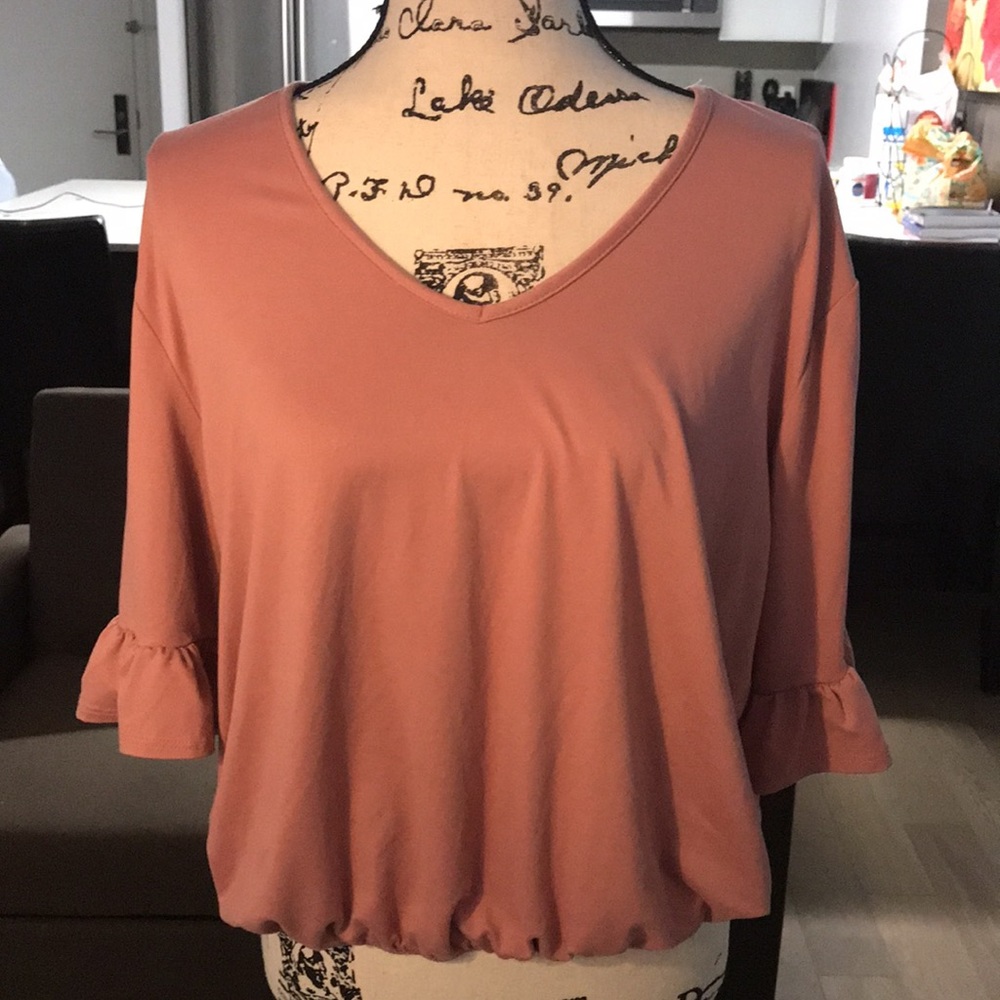 Pink crop top